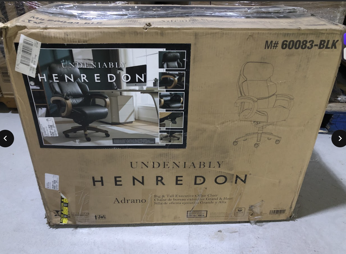 Henredon Adrano Big & Tall Executive Office Chair - Image 6