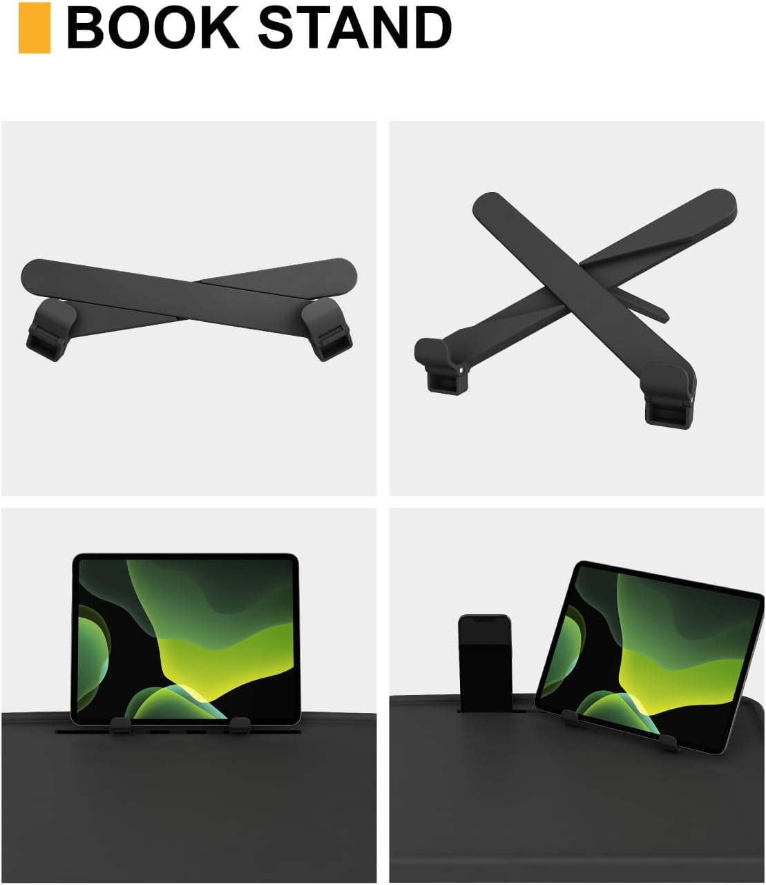 XL PRO TV Dinner Table with Cup Holder and Tablet Slot