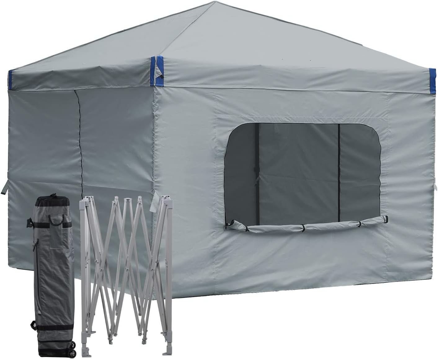 12x12 FT Pop-Up Canopy Tent with Roller Bag and Curtain - Image 6