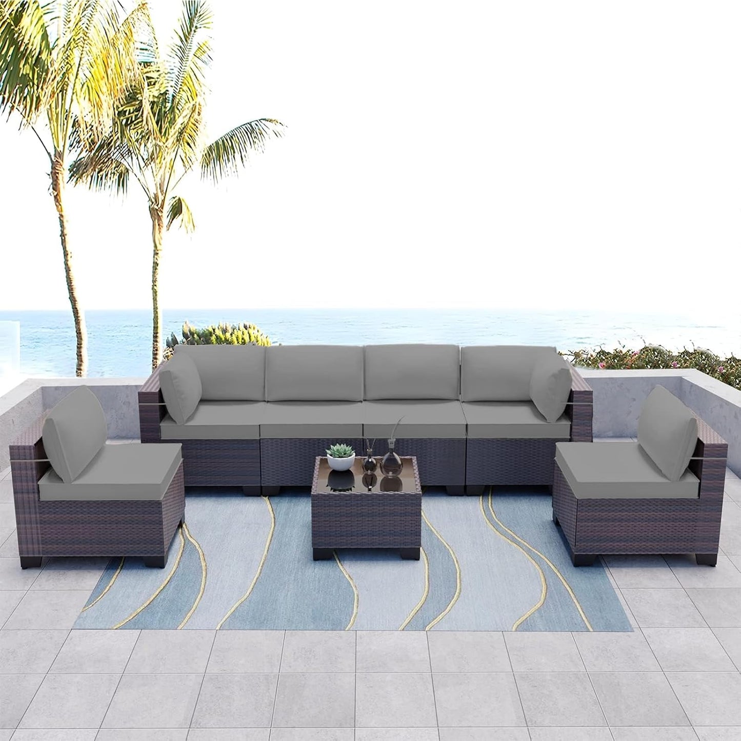 7 Piece Patio Set - 6157LG-2 - Image 7