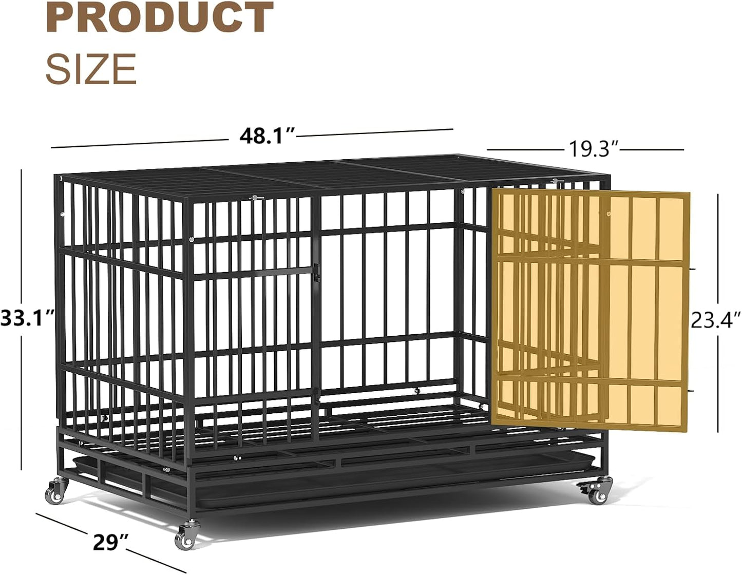 48 Inch Heavy Duty Dog Crate