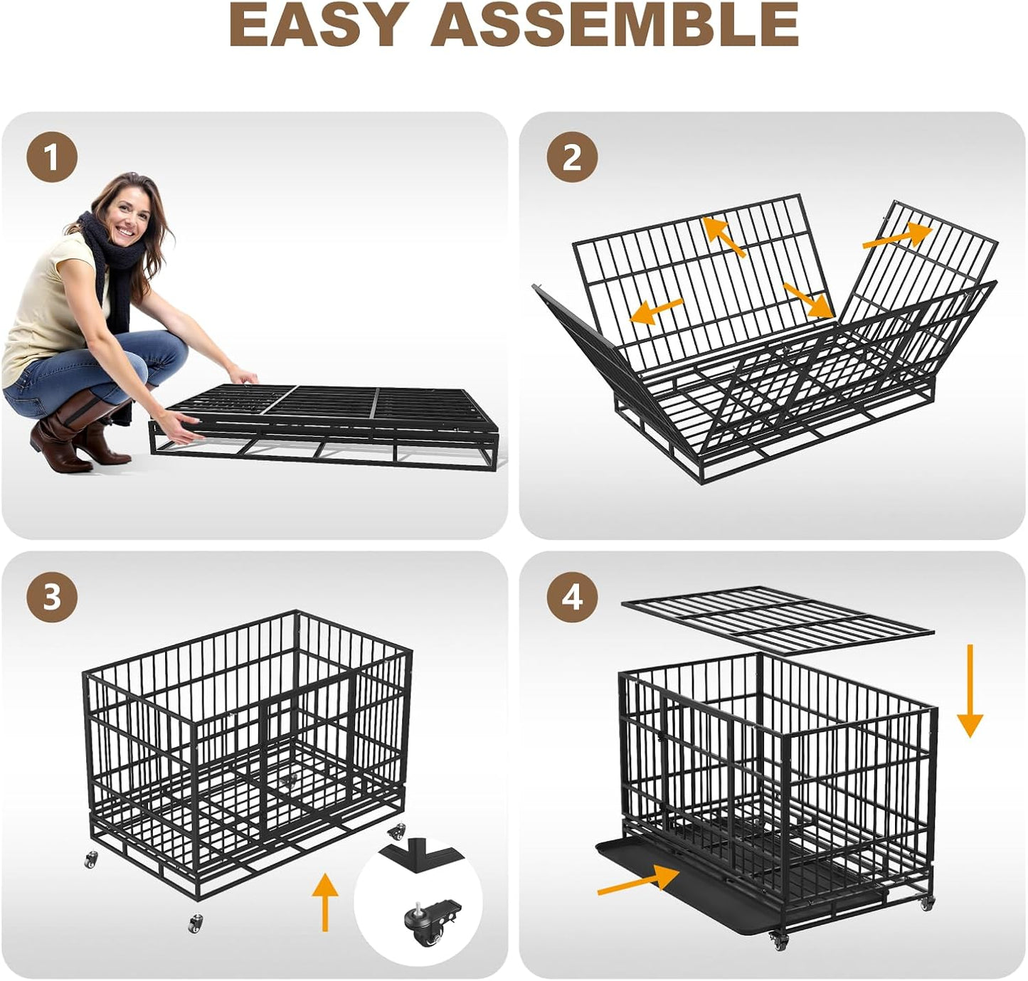 48 Inch Heavy Duty Dog Crate
