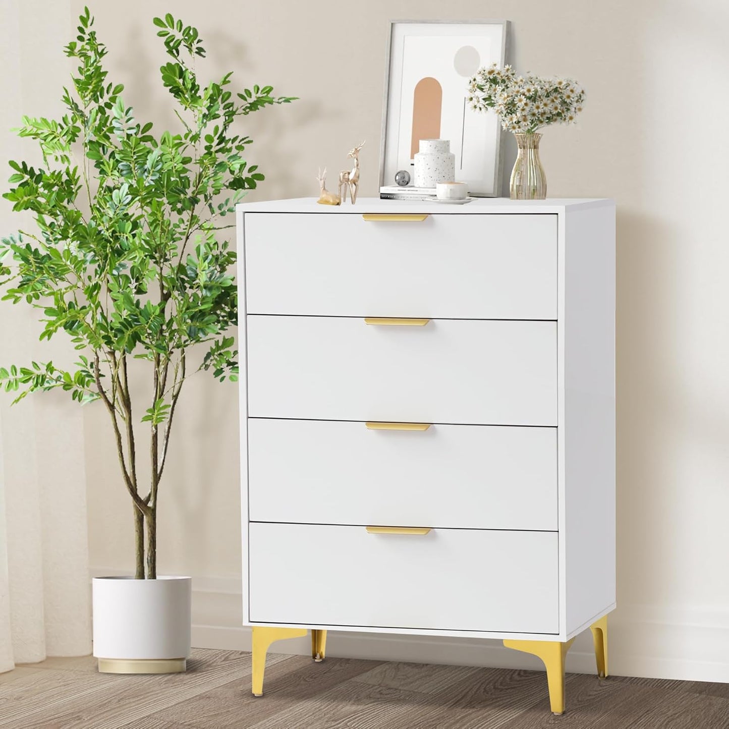 4 Drawer Dressers for Bedroom 1 PIECE - Image 8