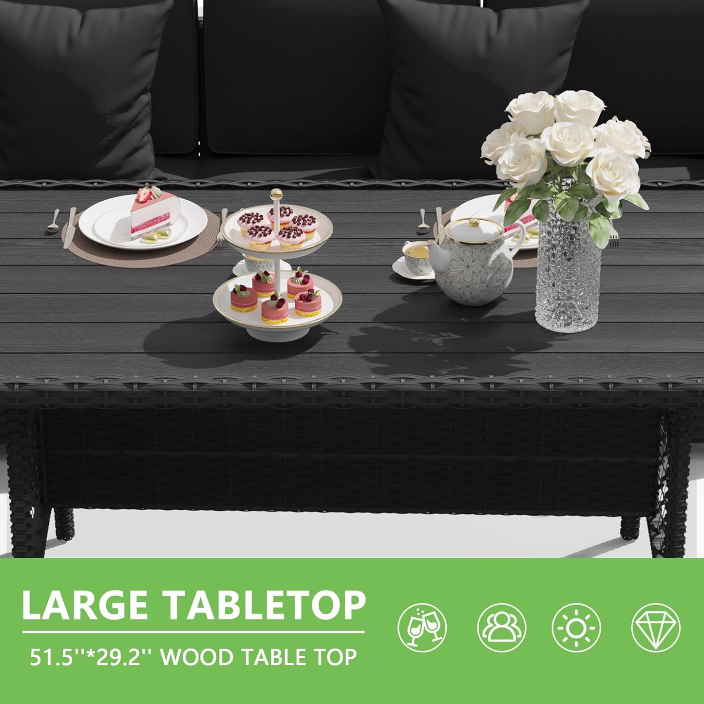 7 Piece Patio Set - 6217BL -1 - Image 4
