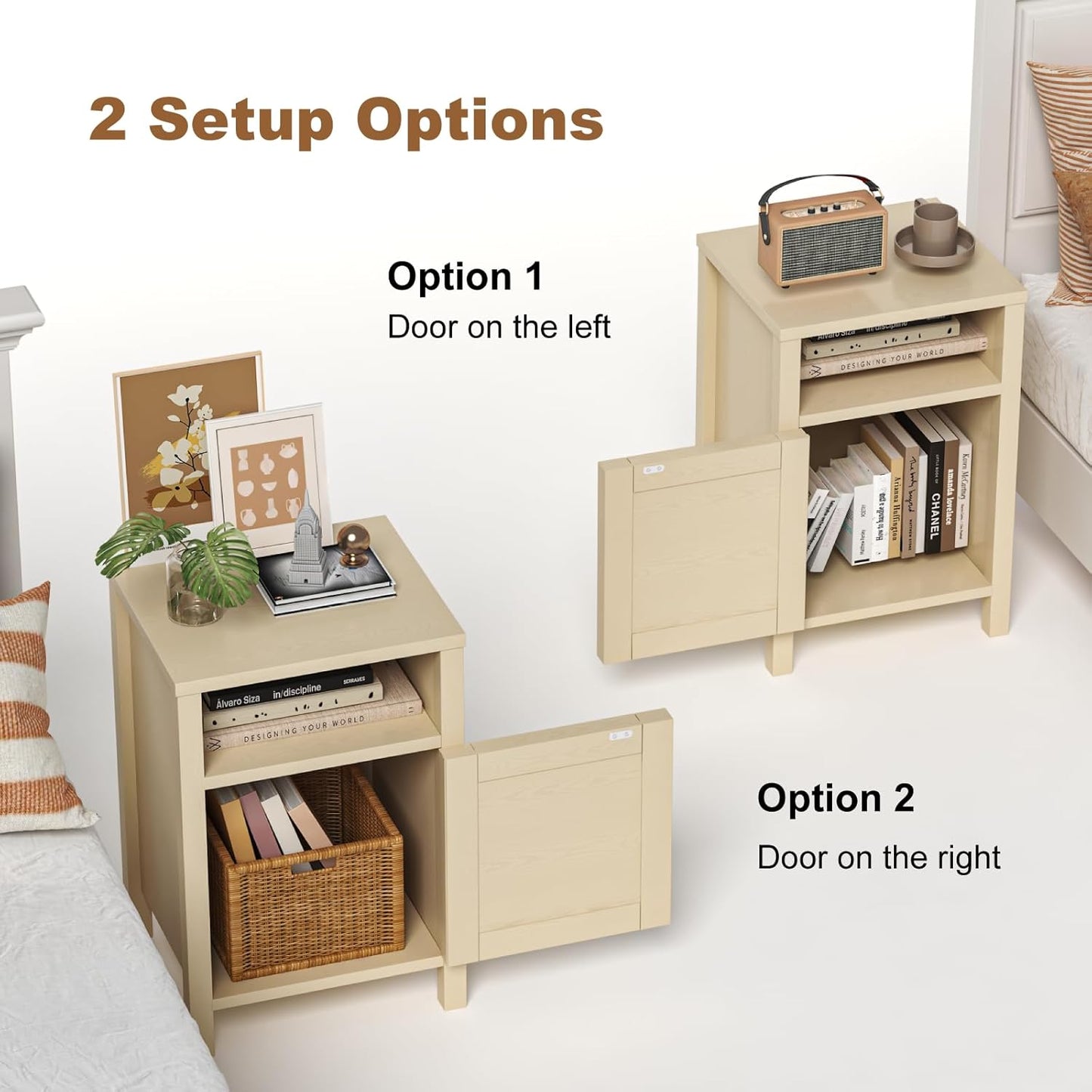 Farmhouse Nightstands Set of 2 - Image 5