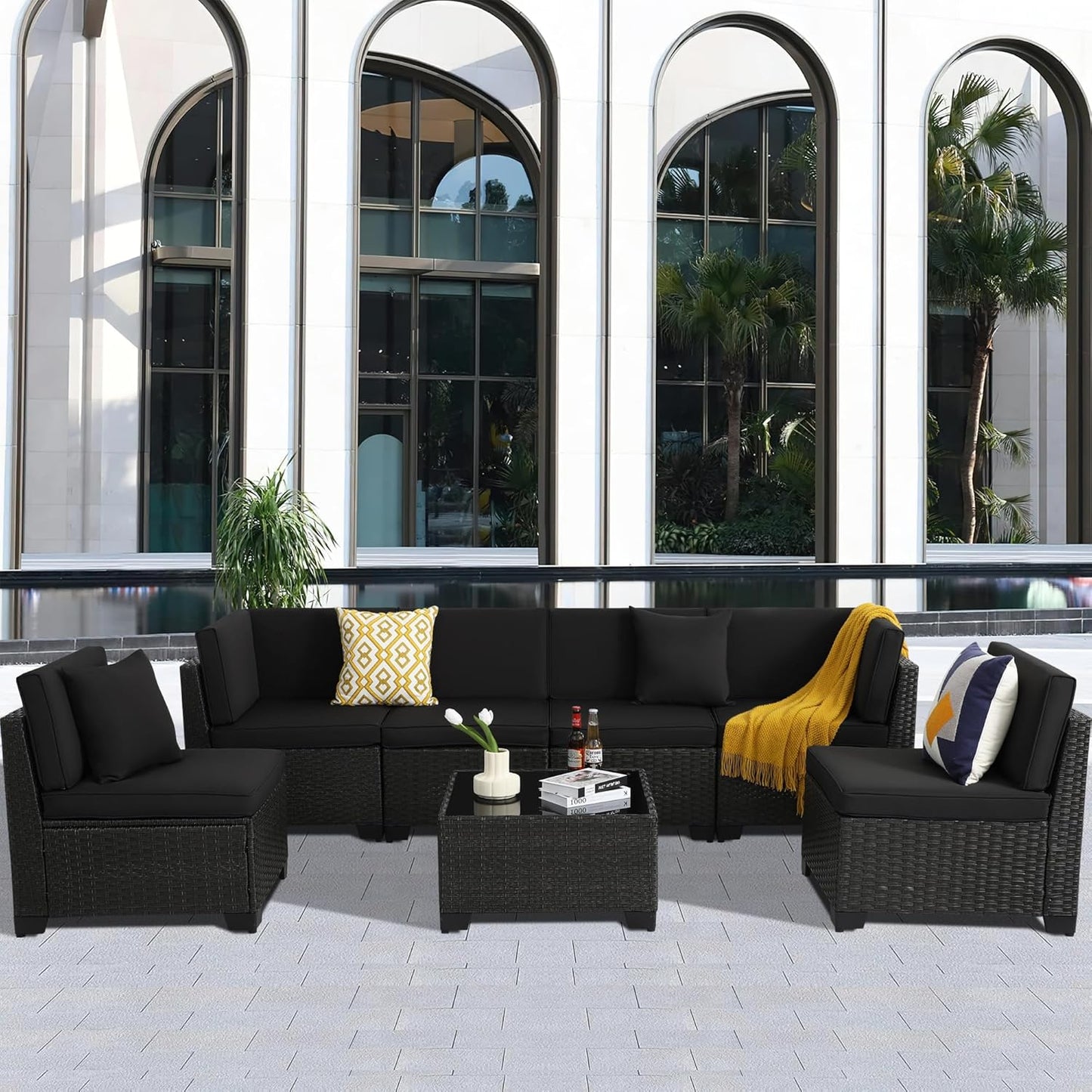 7 Piece Patio Set - 6127BL -A - Image 8