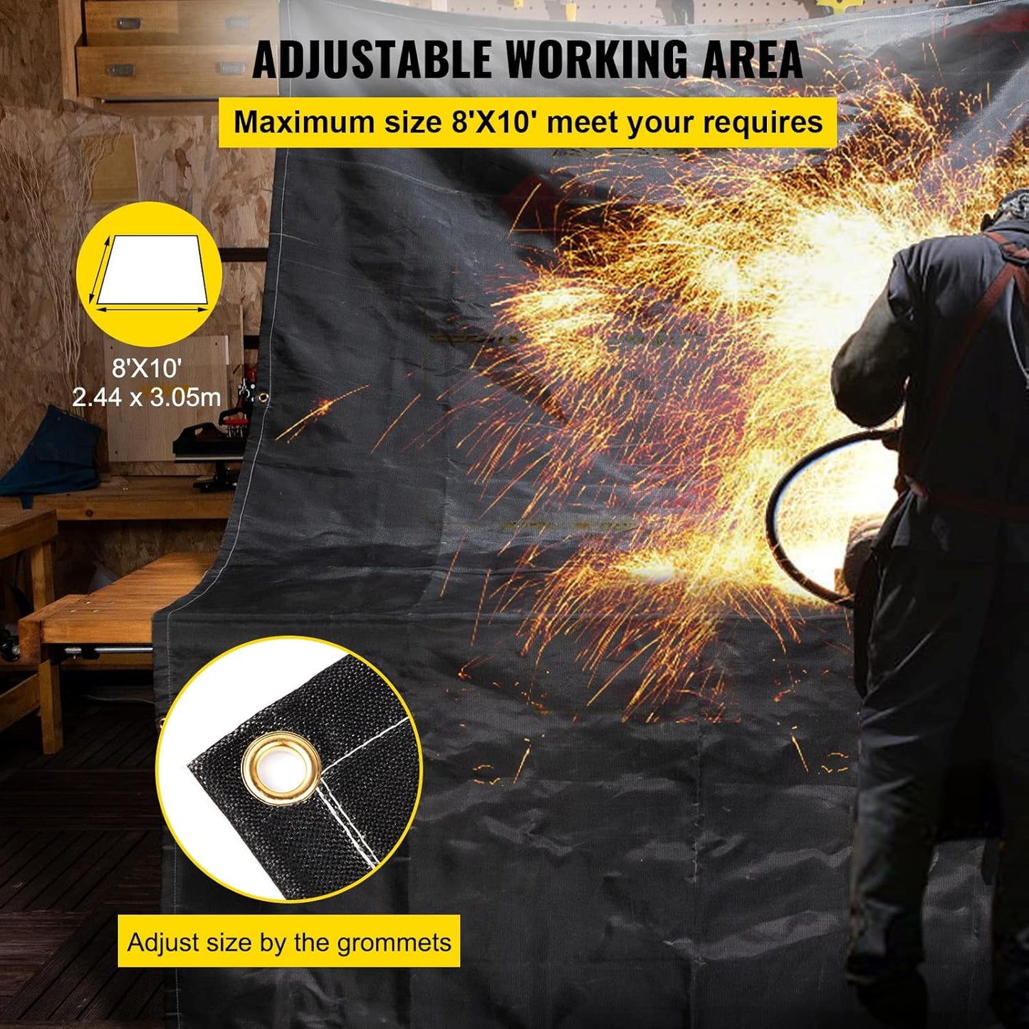 Fire Blankets, 2 Pack Welding Blankets - Image 4