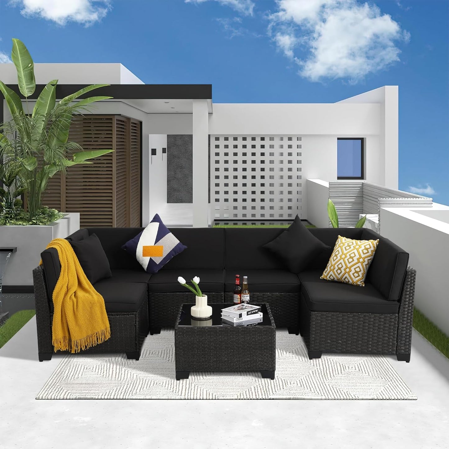 7 Piece Patio Set - 6127BL -A - Image 2