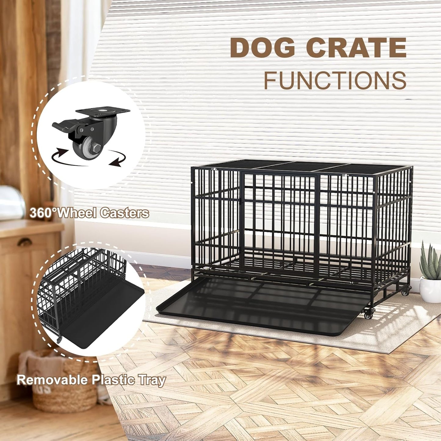 48 Inch Heavy Duty Dog Crate
