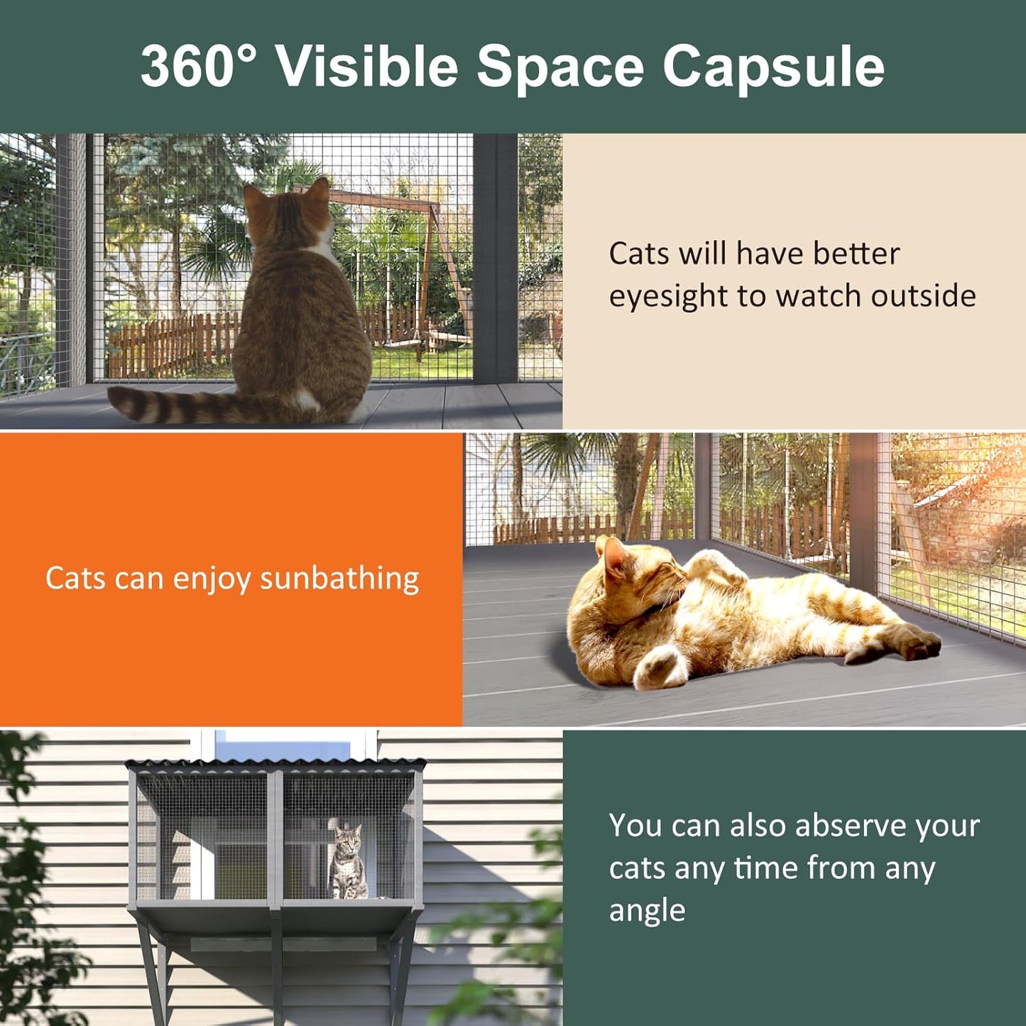 Cat Catio, Cat Window Perch for Large Indoor Cats - Image 7