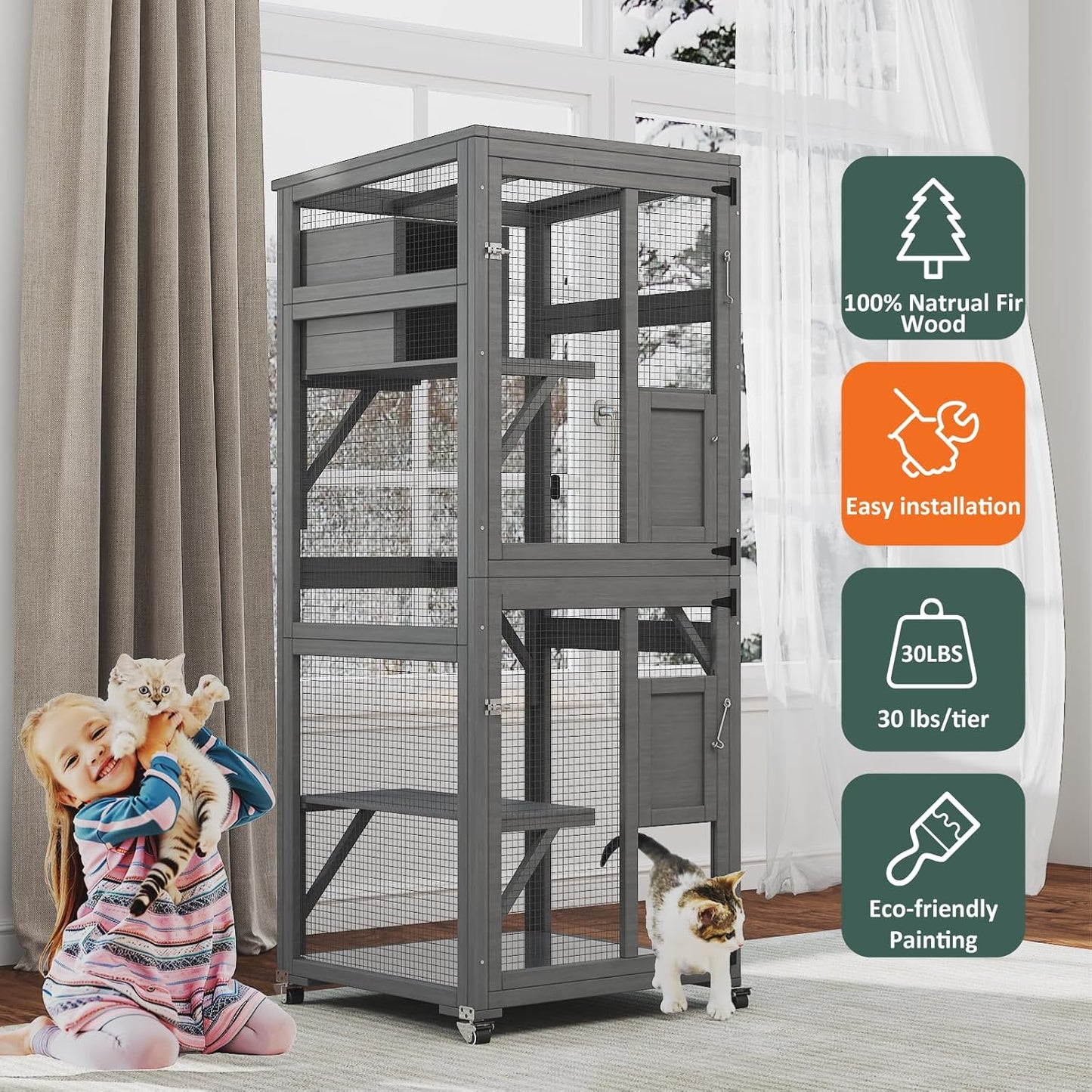 CAT HOUSE A06 | CASA PARA GATOS A06