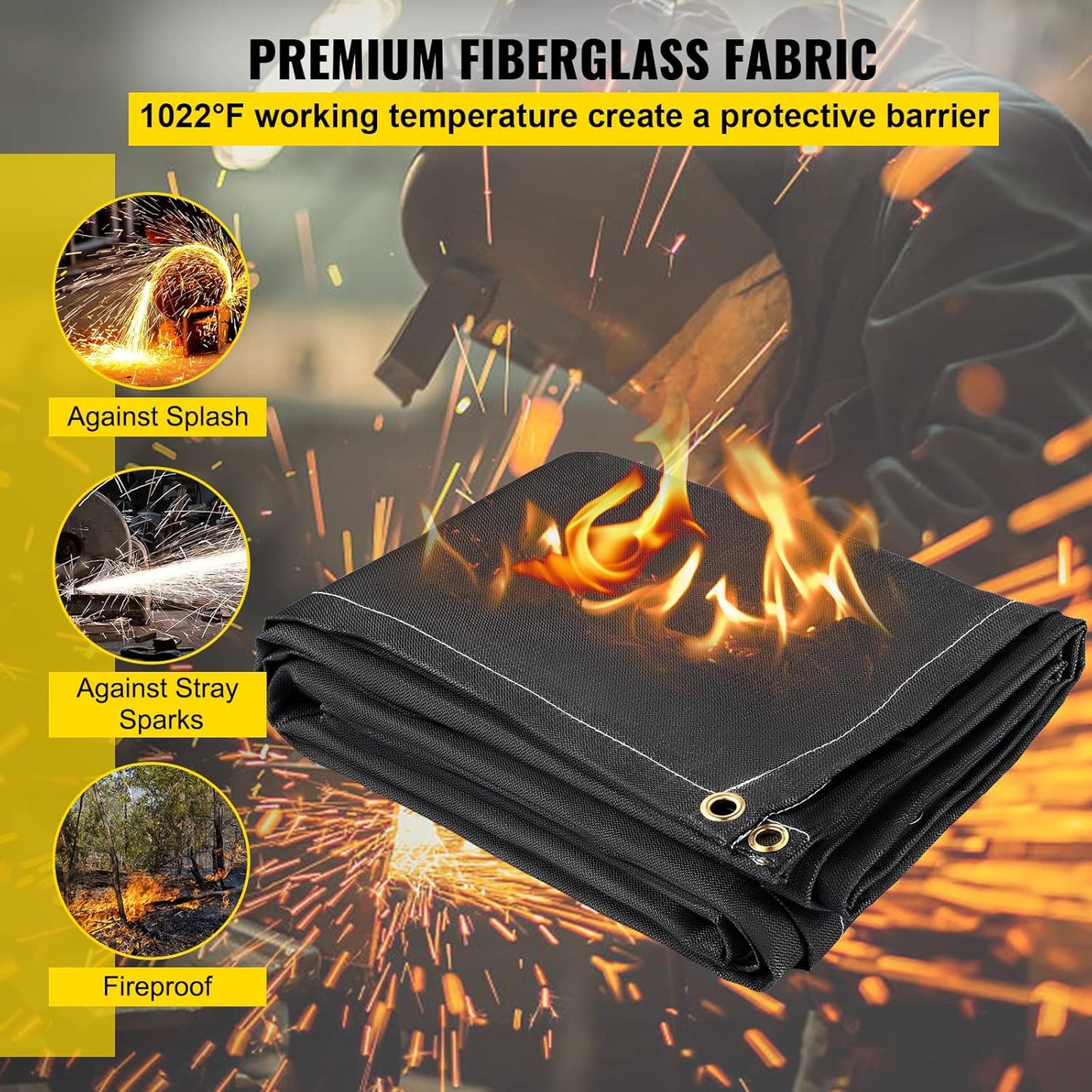 Fire Blankets, 2 Pack Welding Blankets - Image 3