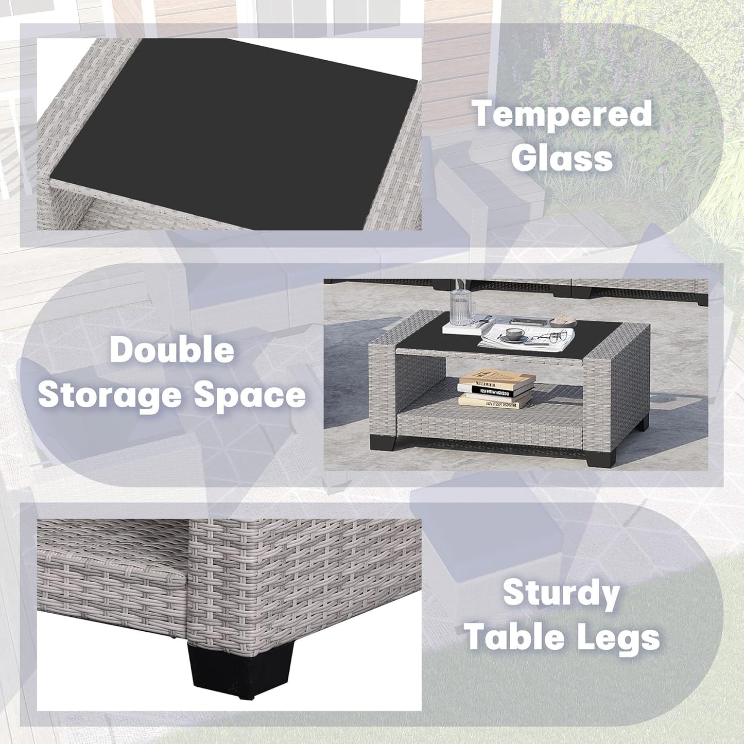 7 Piece Patio Set - C - Image 6