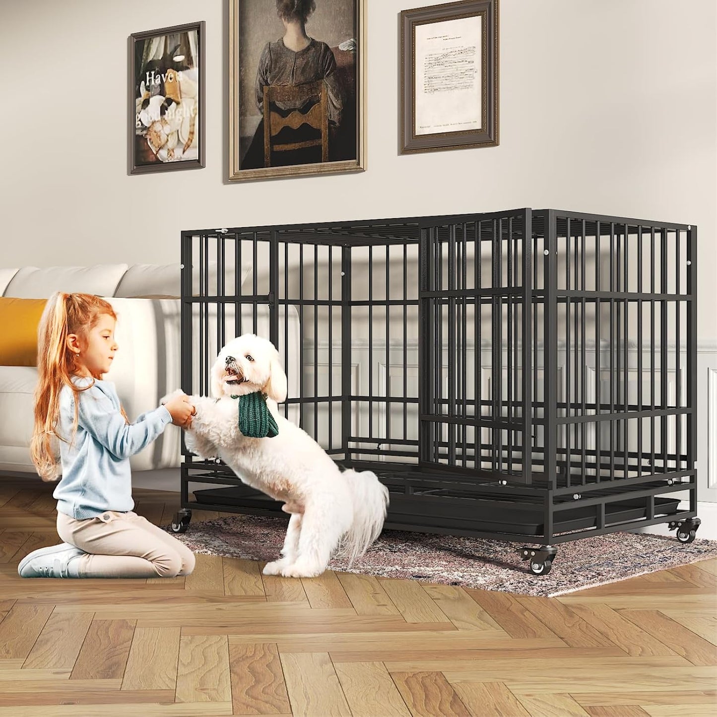 48 Inch Heavy Duty Dog Crate