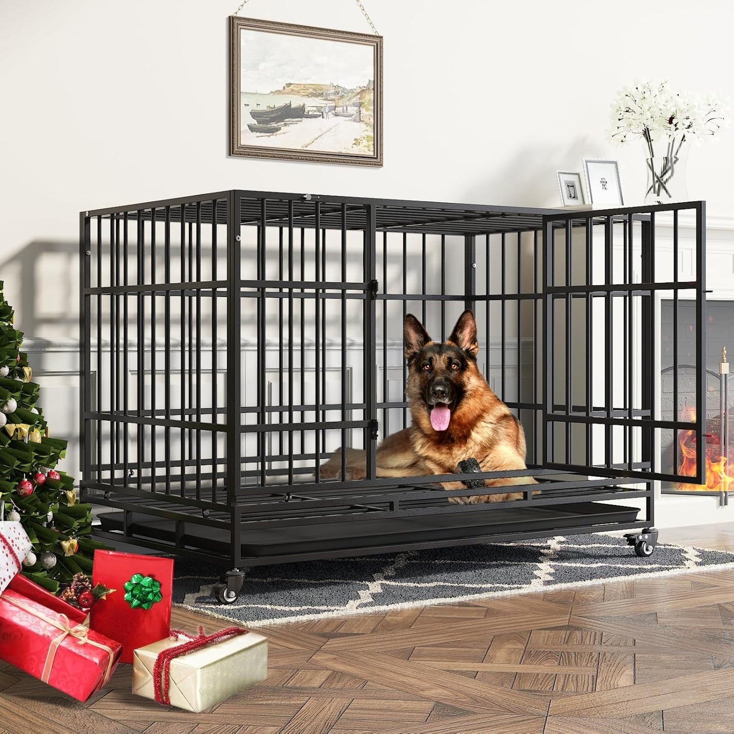 48 Inch Heavy Duty Dog Crate