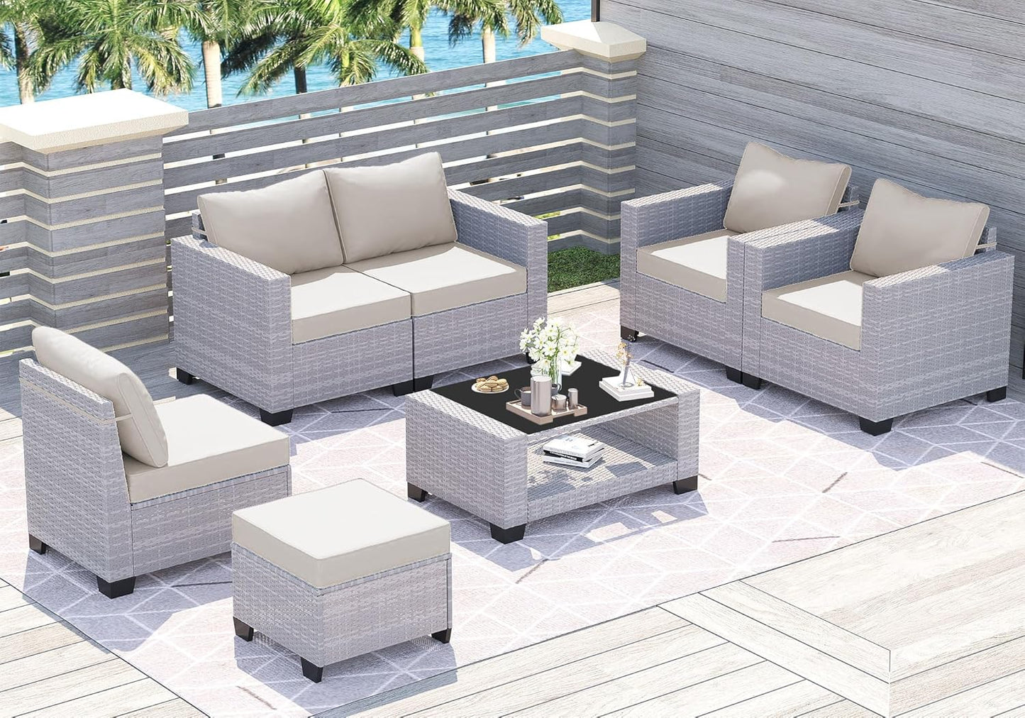 7 Piece Patio Set - C - Image 9
