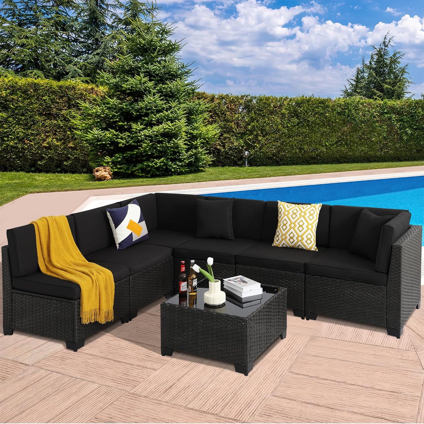 7 Piece Patio Set - 6127BL -A - Image 7