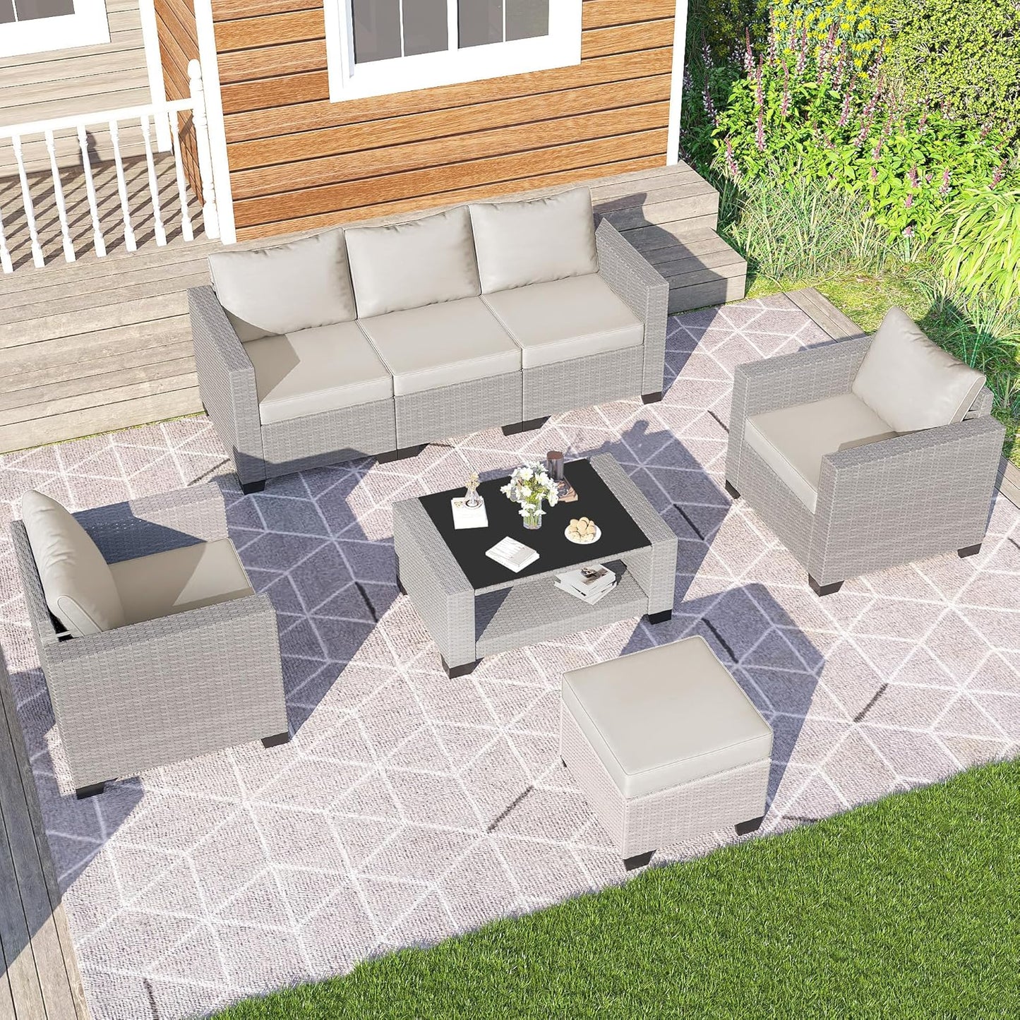 7 Piece Patio Set - C - Image 3