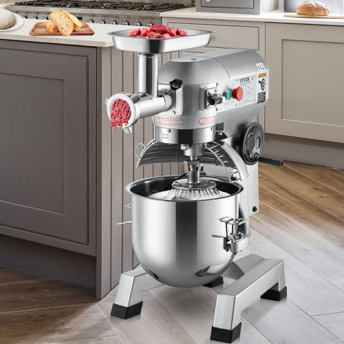 Commercial Stand Mixer, 20Qt Stainless Steel Bowl, 1100W 2 in 1 Multifunctional Electric Food Mixer - Image 9