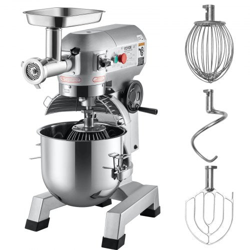 Commercial Stand Mixer, 20Qt Stainless Steel Bowl, 1100W 2 in 1 Multifunctional Electric Food Mixer - Image 4
