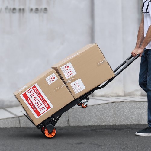 Aluminum Hand Truck, 2 in 1, 300 lbs Load Capacity - Image 7