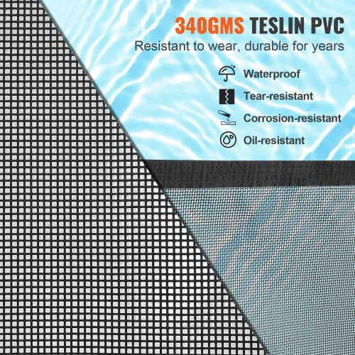 VEVOR Pool Fence, 4 x 108 FT Pool Fences for Inground Pools - Image 1