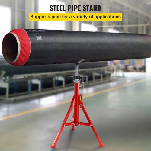 V Head Pipe Stand Adjustable Height 28-52 Inch - Image 6