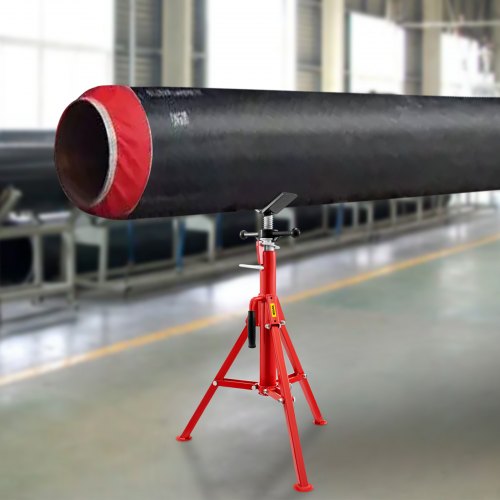 V Head Pipe Stand 1/8"-12" Capacity, Adjustable Height 28"-52" - Image 4