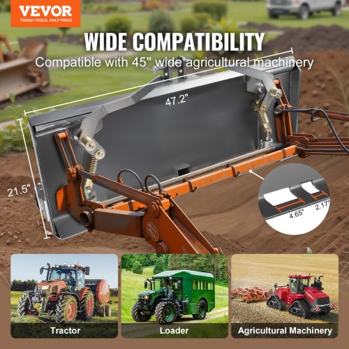 Universal 3-point Skid Steer Plate - Image 3