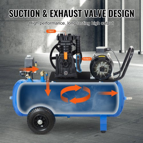 Air Compressor Pump Head 3HP 5.8CFM @ 90PSI Twin Cylinder Piston Pump Head - Image 5