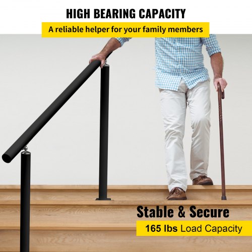 Outdoor Stair Railing Kit, 4 FT - Image 5