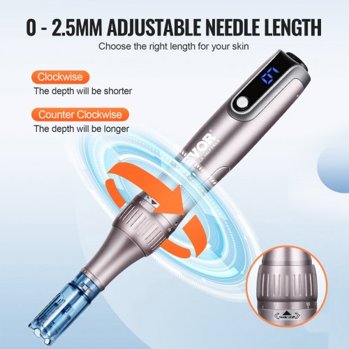 M8S Professional Microneedling Pen 6-Speed Electric Beauty Pen 12 Needles - Image 8
