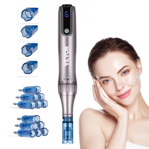 M8S Professional Microneedling Pen 6-Speed Electric Beauty Pen 12 Needles - Image 4
