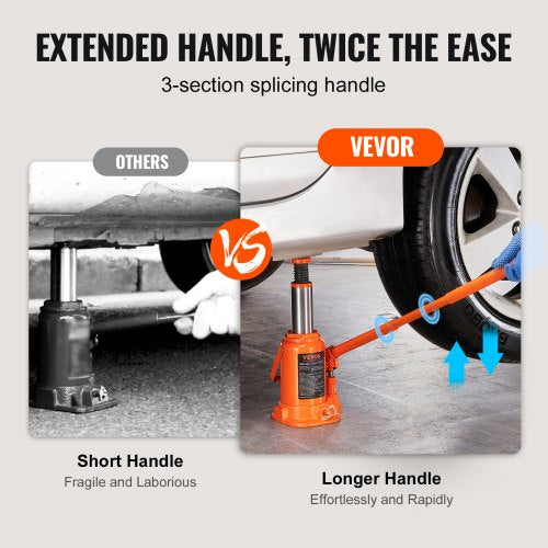 Hydraulic Bottle Jack, 12 Ton - Image 6