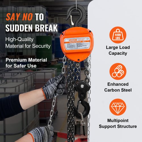 2 Ton Hand Chain Hoist 10 FT - Image 7