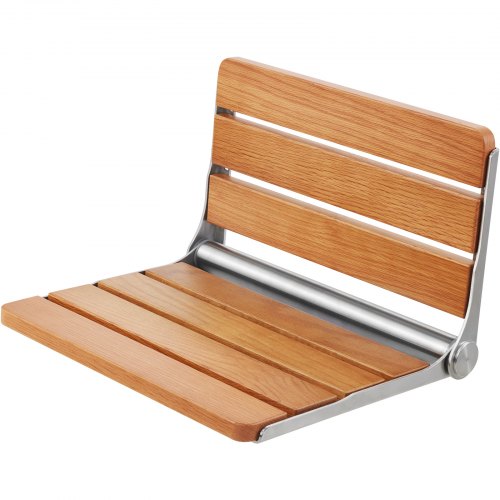 Folding Oak Shower Seat - Image 5