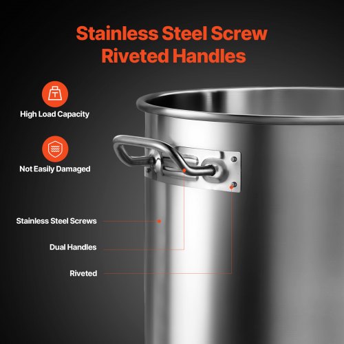 36QT Stainless Steel Stockpot - Image 8