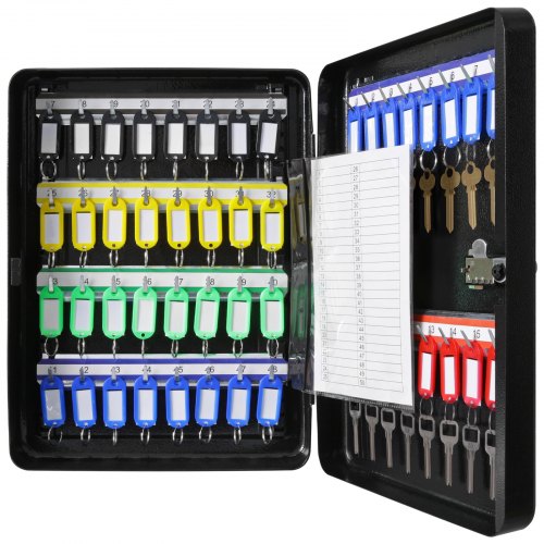 48-Key Cabinet, Key Safe with Combination & Key Lock - Image 2