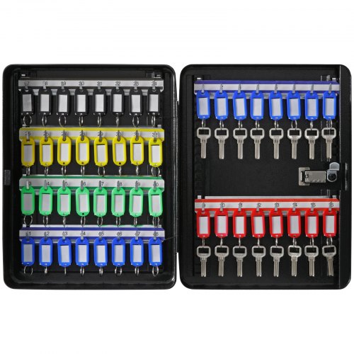 48-Key Cabinet, Key Safe with Combination & Key Lock - Image 9