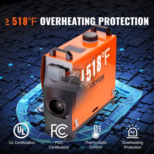 Diesel Air Heater All-in-one 12V 8KW Bluetooth App LCD for Car RV Indoors - Image 7