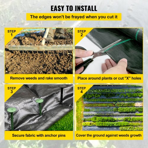 Premium Weed Barrier Fabric 6.5x300FT - Image 2