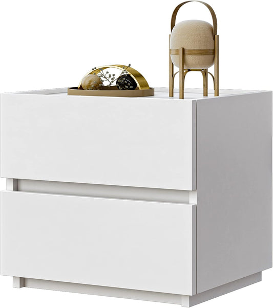 x 2 Drawer Dresser - White  - SET OF 1 - Stakable - Image 1