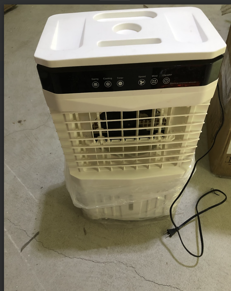 28” Evaporative Air Cooler w/ 3 Gallon Water Tank - Image 8