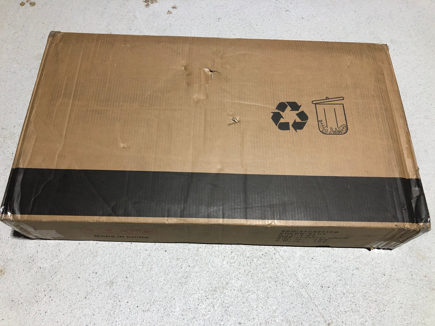  Tilt Out Single Trash Cabinet - HAZE BLUE - Image 8