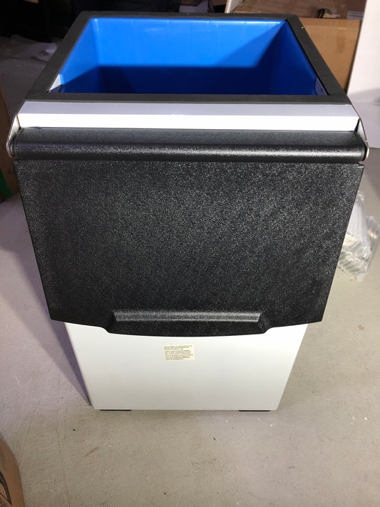 Commercial Ice Maker Storage Bin, 250LBS Capacity Ice Bin, Stainless Steel Ice Storage Bin with Single-stage Filter and Adjustable Anti-slip Rubber Feet, Suitable for Restaurant and Hotel - Image 5