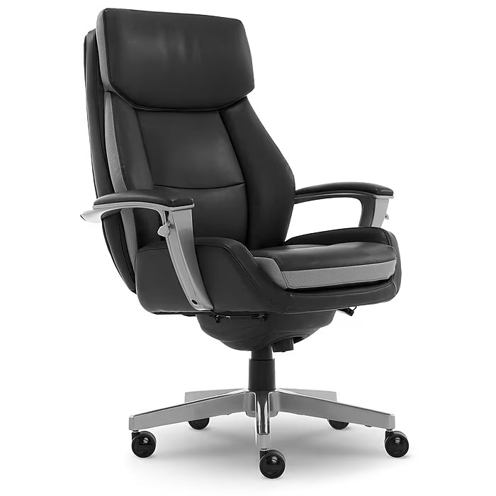 La-Z-Boy Alton Ergonomic Bonded Leather Swivel Executive Chair - Image 4