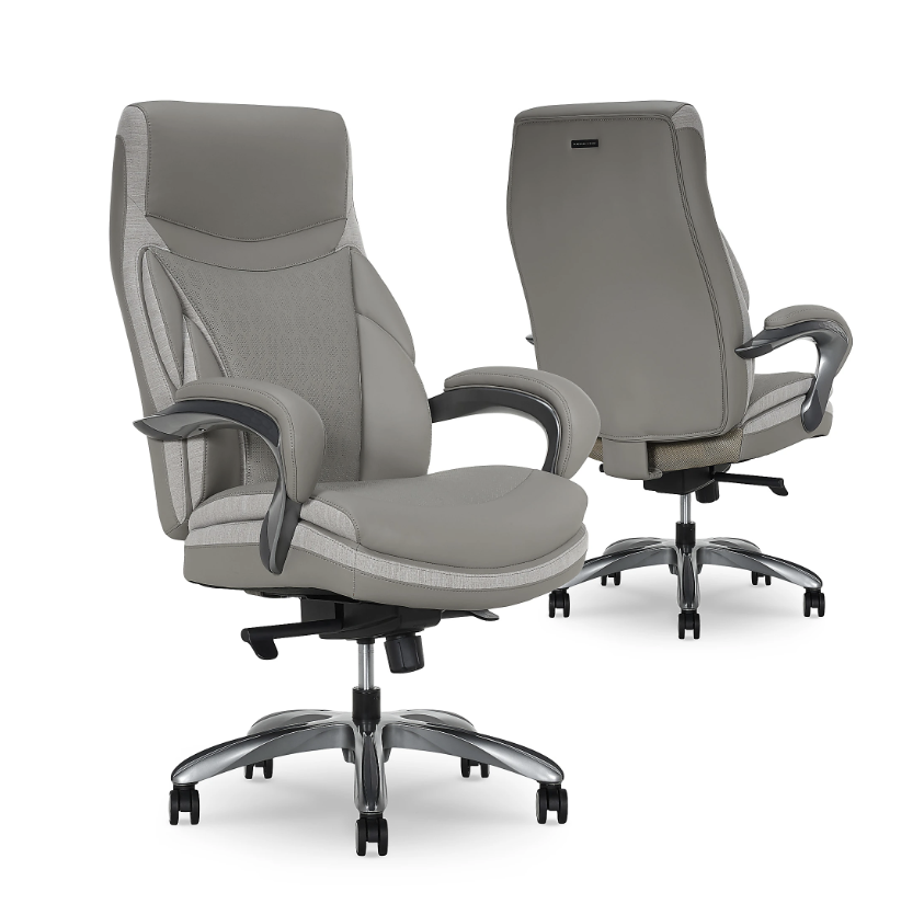 Shaquille O'Neal Maximos High-Back Executive Office Chair, Gray - Image 1