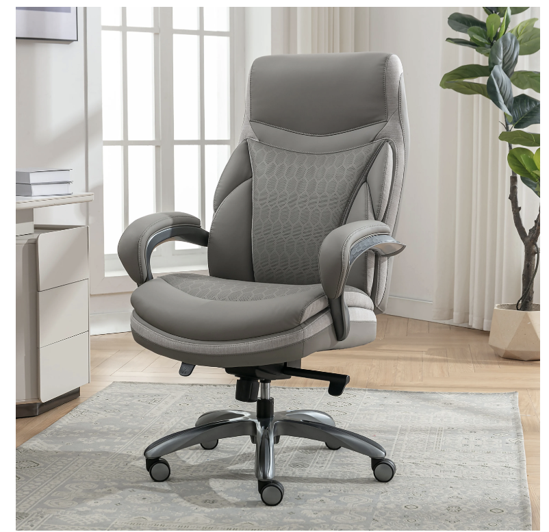 Shaquille O'Neal Maximos High-Back Executive Office Chair, Gray - Image 3