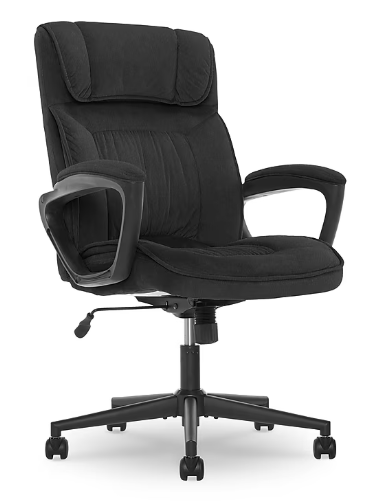 Serta Hannah I Ergonomic Microfiber Swivel Executive Chair - Image 2
