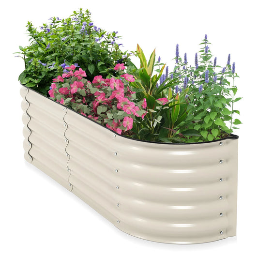 60'' x 15'' x 17''(H) Metal Raised Garden Bed Outdoor Garden Planter Box - Image 1